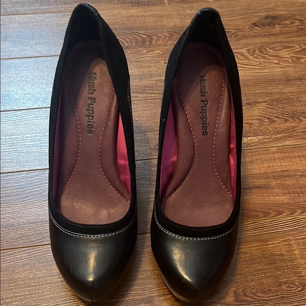Hush Puppies Women's Black Pumps